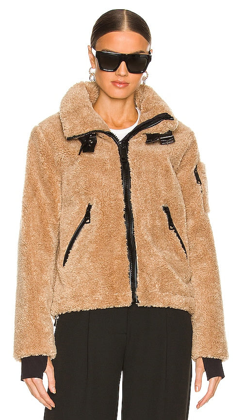 SAM. Sherpa Denver Jacket in Tan