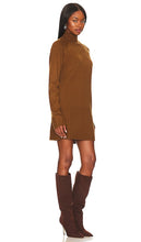 Sanctuary The Sweater Mini Dress in Cognac