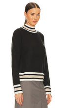 Sanctuary Sporty Stripe Sweater in Black