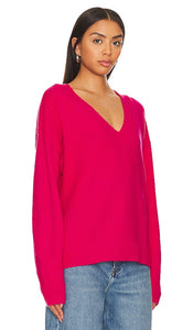 Sanctuary Easy Breezy Sweater in Fuchsia