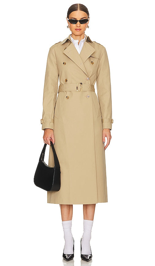 SANS FAFF New York Trench Coat in Tan