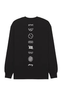 SATURDAYS NYC Collage Stack Tee in Black - SAMEDIS NYC - T-shirt Collage Stack en noir - SATURDAYS NYC 黑色拼贴 Stack T 恤 - SATURDAYS NYC Collage Stack T-Shirt in Schwarz - SATURDAYS NYC 콜라주 스택 티셔츠 블랙 색상 - T-shirt con collage di SATURDAYS NYC in nero