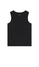 SATURDAYS NYC Cotton Rib Tank in Black - SAMEDIS NYC Débardeur côtelé en coton noir - SATURDAYS NYC 黑色棉罗纹背心 - SATURDAYS NYC Baumwoll-Ripp-Tanktop in Schwarz - SATURDAYS NYC 코튼 립 탱크블랙 색상 - Canotta a costine in cotone SATURDAYS NYC in nero