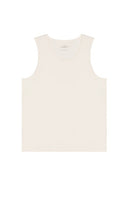 SATURDAYS NYC Cotton Rib Tank in Ivory - SAMEDIS NYC Débardeur côtelé en coton ivoire - SATURDAYS NYC 象牙色棉罗纹背心 - SATURDAYS NYC Baumwoll-Ripp-Tanktop in Elfenbein - SATURDAYS NYC 코튼 립 탱크아이보리 색상 - Canotta a costine in cotone SATURDAYS NYC in avorio