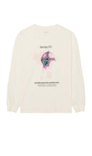 SATURDAYS NYC Euphoric Relaxed T-shirt in Cream - SATURDAYS NYC - T-shirt décontracté euphorique en crème - SATURDAYS NYC 奶油色 Euphoric 休闲 T 恤 - SATURDAYS NYC Euphoric Relaxed T-Shirt in Creme - SATURDAYS NYC 크림색 유포릭 릴랙스 티셔츠 - T-shirt rilassata euforica SATURDAYS NYC in crema