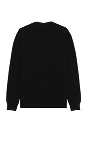 SATURDAYS NYC Michael High Guage Knit Cardigan in Black