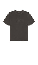 SATURDAYS NYC Varsity Relaxed Short Sleeve Tee in Black - SATURDAYS NYC - T-shirt style universitaire décontracté à manches courtes en noir - SATURDAYS NYC 黑色校队休闲短袖 T 恤 - SATURDAYS NYC Varsity Relaxed Kurzarm-T-Shirt in Schwarz - SATURDAYS NYC Varsity 릴렉스드 반소매 티셔츠 블랙 색상 - T-shirt a maniche corte rilassata SATURDAYS NYC Varsity in nero