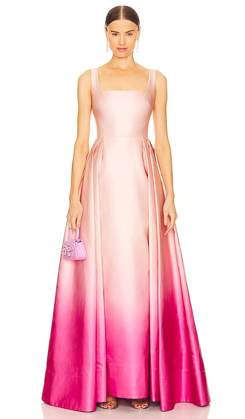 SAU LEE Bella Gown in Pink - Robe Bella SAU LEE en rose - SAU LEE Bella 粉色礼服 - SAU LEE Bella Kleid in Rosa - SAU LEE Bella 가운 핑크 색상 - SAU LEE Bella abito in rosa