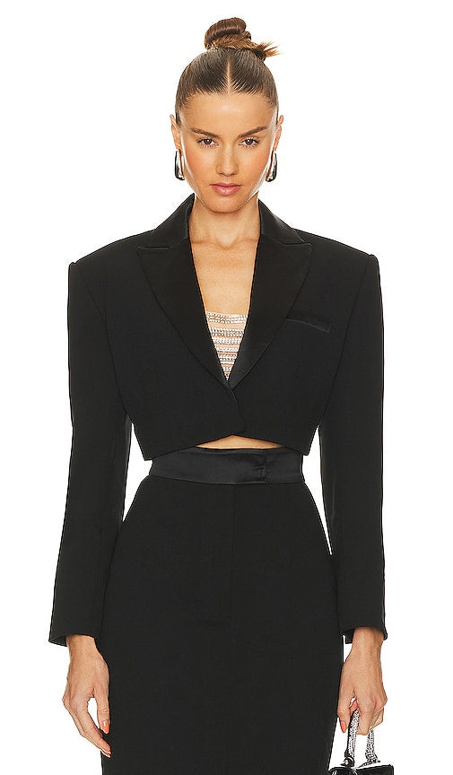 SAU LEE Indya Blazer in Black