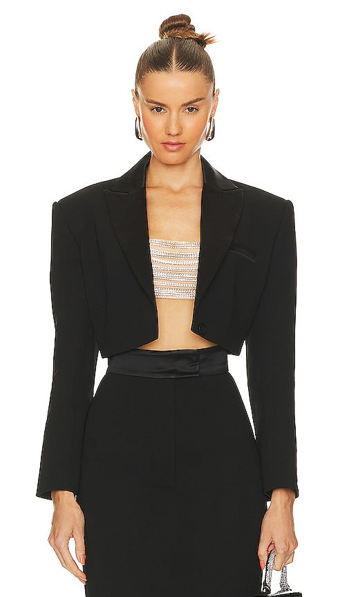 SAU LEE Indya Blazer in Black