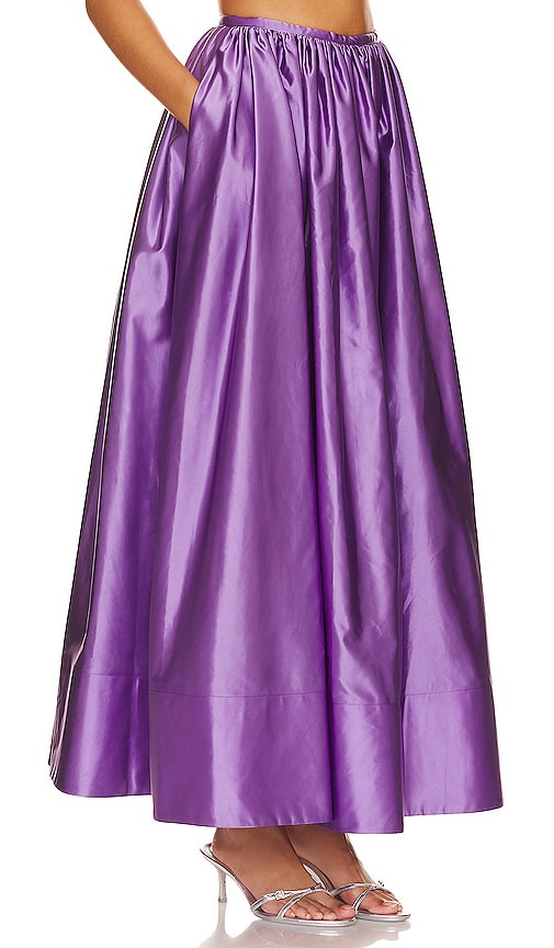 SAU LEE Savannah Skirt in Purple