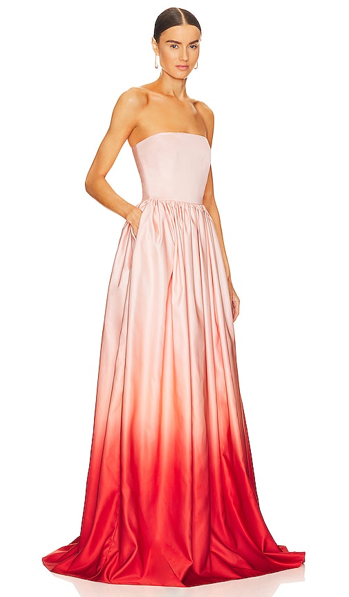 SAU LEE Teigen Gown in Blush