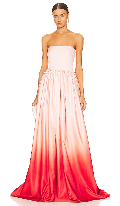 SAU LEE Teigen Gown in Blush - Robe SAU LEE Teigen en Blush - SAU LEE Teigen 腮红礼服 - SAU LEE Teigen Kleid in Blush - SAU LEE Teigen 가운 - Abito SAU LEE Teigen color cipria