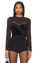 SAYLOR Dascha Top in Black - SAYLOR Haut Dascha en Noir - SAYLOR Dascha 黑色上衣 - SAYLOR Dascha Top in Schwarz - SAYLOR 다샤 탑 - Top SAYLOR Dascha in nero