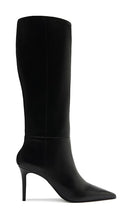 Schutz Mikki Up Boot in Black | Black Black Boots for Women