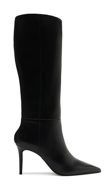 Schutz Mikki Up Boot in Black | Black Black Boots for Women