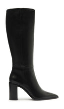 Schutz Mikki Up Boot in Black | Black Knee-High Boots for Women