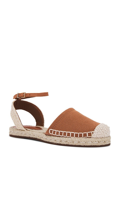 Schutz Greeca Flat Espadrille in Brown