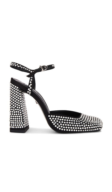 Schutz Jaycie Pump in Black | Black Pump Heels for Women