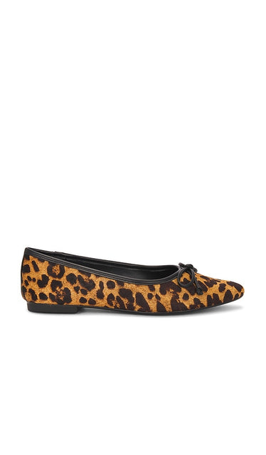 Schutz Arissa Flat in Brown | Natural & Black Ballet Flats for Women