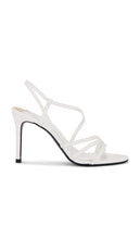 Schutz Annie Sandal in White | White Open Toe Heels for Women