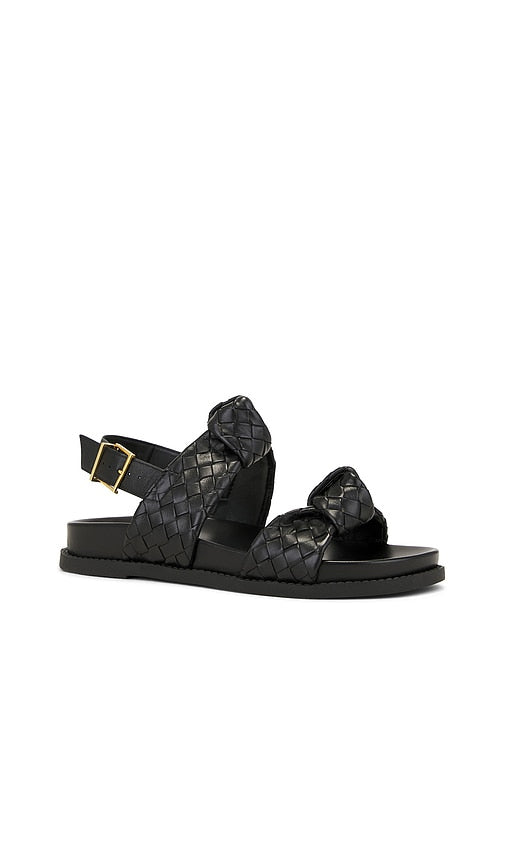 Schutz Kareena Knot Sporty Sandal in Black