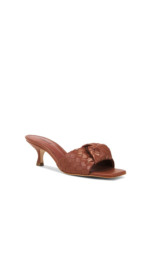 Schutz Kareena Knot Mule in Brown