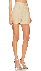 SELMACILEK Linen Short in Beige