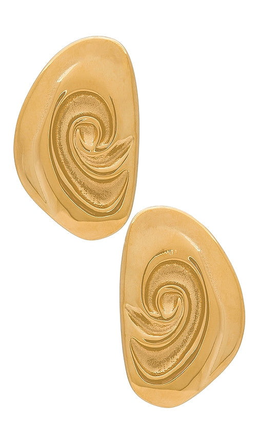 SENIA Vera Earring in Metallic Gold