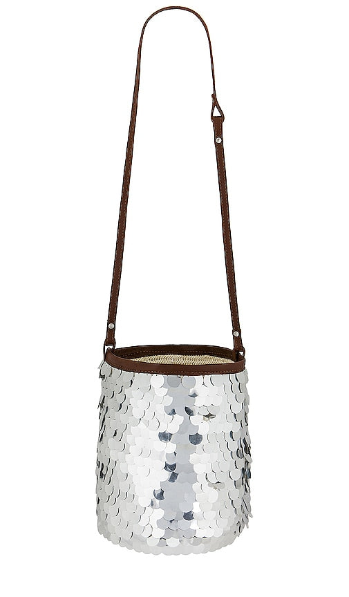 SENSI STUDIO Viajero Sequin Bag in Brown
