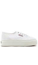 Superga 2790 Platform Sneaker in White | Optical White Low Top Sneakers for Women