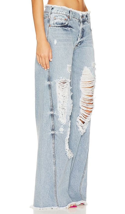SER.O.YA Mountain Jean in Denim-Light