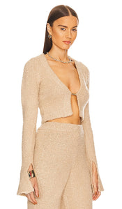 SER.O.YA Bora Cardigan in Beige