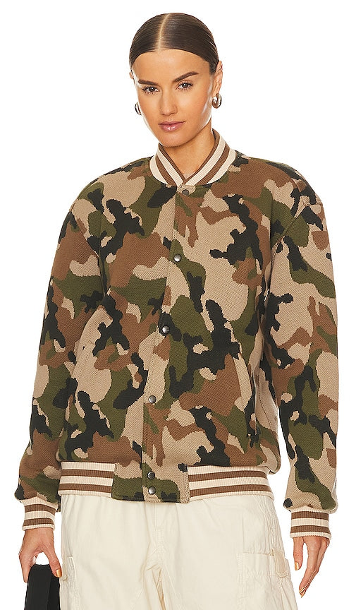 SER.O.YA Bryan Bomber Jacket in Green