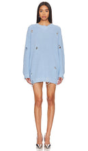 SER.O.YA Chloe Sweater Dress in Baby Blue