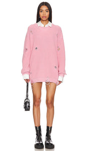 SER.O.YA Chloe Sweater Dress in Pink - Robe pull Chloé SER.O.YA en rose - SER.O.YA Chloe 粉色毛衣连衣裙 - SER.O.YA Chloe Pulloverkleid in Rosa - SER.O.YA 클로이 스웨터 드레스 핑크 색상 - SER.O.YA Abito maglione Chloe in rosa