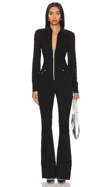 SER.O.YA Deedee Jumpsuit in Black - SER.O.YA Combinaison Deedee en Noir - SER.O.YA Deedee 黑色连身裤 - SER.O.YA Deedee Jumpsuit in Schwarz - SER.O.YA 디디 점프수트 - Tuta SER.O.YA Deedee in nero