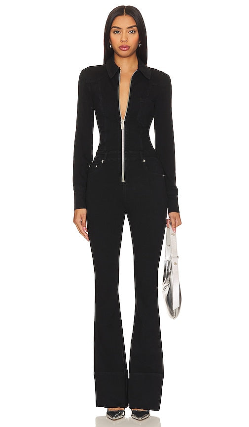 SER.O.YA Deedee Jumpsuit in Black - SER.O.YA Combinaison Deedee en Noir - SER.O.YA Deedee 黑色连身裤 - SER.O.YA Deedee Jumpsuit in Schwarz - SER.O.YA 디디 점프수트 - Tuta SER.O.YA Deedee in nero