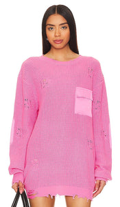 SER.O.YA Devin Sweater in Pink - SER.O.YA Pull Devin en Rose - SER.O.YA Devin 粉色毛衣 - SER.O.YA Devin Pullover in Rosa - SER.O.YA 데빈 스웨터 핑크 색상 - Maglione SER.O.YA Devin in rosa