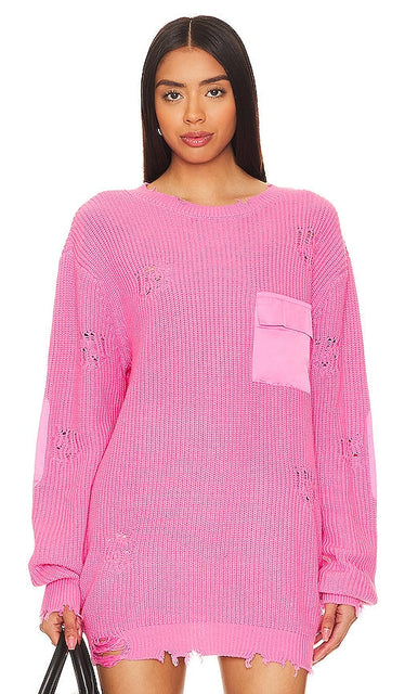 SER.O.YA Devin Sweater in Pink - SER.O.YA Pull Devin en Rose - SER.O.YA Devin 粉色毛衣 - SER.O.YA Devin Pullover in Rosa - SER.O.YA 데빈 스웨터 핑크 색상 - Maglione SER.O.YA Devin in rosa