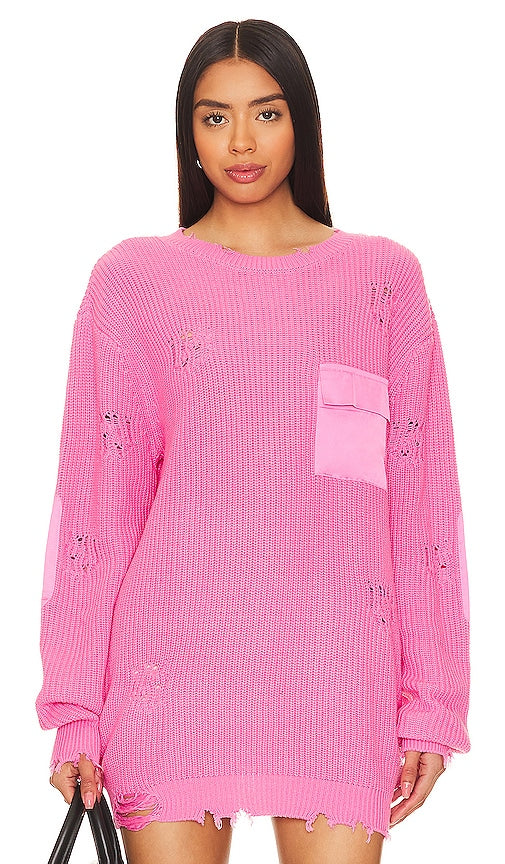 SER.O.YA Devin Sweater in Pink - SER.O.YA Pull Devin en Rose - SER.O.YA Devin 粉色毛衣 - SER.O.YA Devin Pullover in Rosa - SER.O.YA 데빈 스웨터 핑크 색상 - Maglione SER.O.YA Devin in rosa