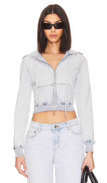 SER.O.YA Edith Hoodie in Blue - SE.O.YA Sweat à capuche Edith en bleu - SER.O.YA Edith 蓝色连帽衫 - SER.O.YA Edith Kapuzenpullover in Blau - SER.O.YA 에디스 후디 블루 색상 - Felpa con cappuccio SER.O.YA Edith in blu
