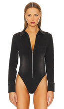 SER.O.YA Helena Bodysuit in Charcoal