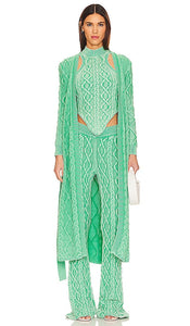 SER.O.YA Josephina Cardigan in Mint - SE.O.YA Cardigan Josephina en Menthe - SER.O.YA 薄荷色 Josephina 开衫 - SER.O.YA Josephina Cardigan in Mint - SER.O.YA Josephina 가디건 - SER.O.YA Cardigan Josephina color menta