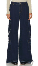 SER.O.YA Joss Cargo Wide Leg in Blue - SER.O.YA Joss Cargo jambe large en bleu - SER.O.YA Joss 蓝色工装阔腿裤 - SER.O.YA Joss Cargo Wide Leg in Blau - SER.O.YA 조스카고 와이드 레그 블루 색상 - SER.O.YA Joss Cargo gamba larga in blu