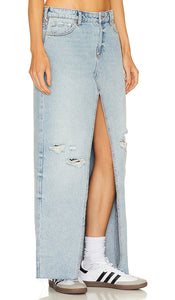 SER.O.YA Matilda Maxi Skirt in Blue