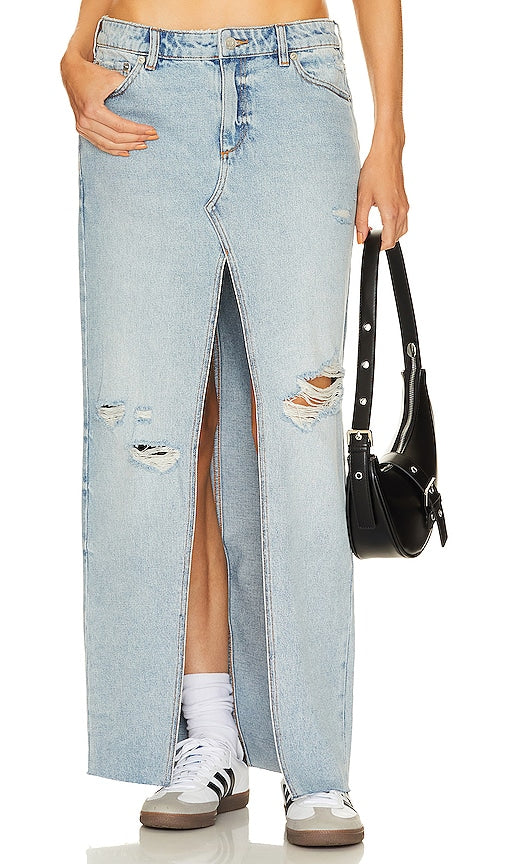 SER.O.YA Matilda Maxi Skirt in Blue - SE.O.YA - Jupe longue Matilda en bleu - SER.O.YA Matilda 蓝色长裙 - SER.O.YA Matilda Maxirock in Blau - SER.O.YA 마틸다 맥시 스커트 - SER.O.YA Gonna lunga Matilda in blu