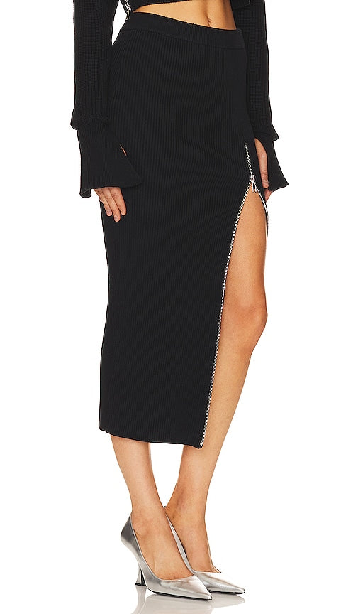 SER.O.YA Nicolette Skirt in Black