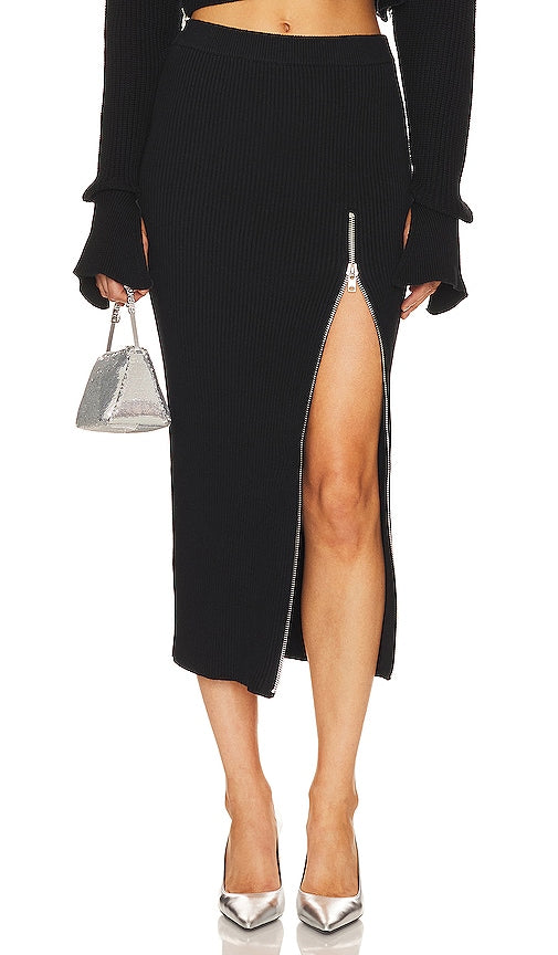 SER.O.YA Nicolette Skirt in Black - SE.O.YA Jupe Nicolette en Noir - SER.O.YA Nicolette 黑色半身裙 - SER.O.YA Nicolette Rock in Schwarz - SER.O.YA 니콜렛 스커트 - SER.O.YA Gonna Nicolette in nero