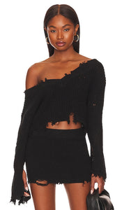SER.O.YA Skye Sweater in Black